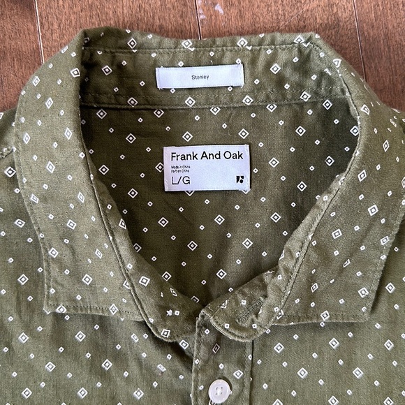 Frank and Oak Stanley Size L EUC - Picture 2 of 2